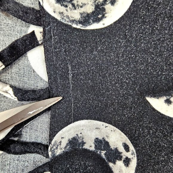 Hot Topic Moon Phases Tank Top Lace-Up Back Grunge Witchy Aesthetic Size Small - Picture 8 of 13